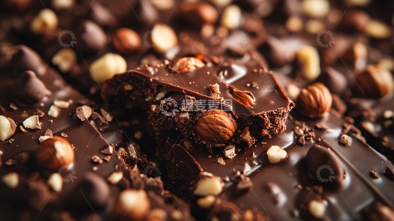 高清大图下载【趣麦麦图】零食糖果果仁巧克力