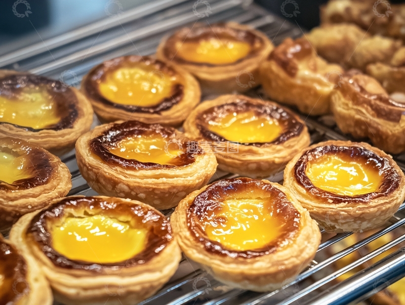 高清大图下载【趣麦麦图】鲜鲍蛋挞