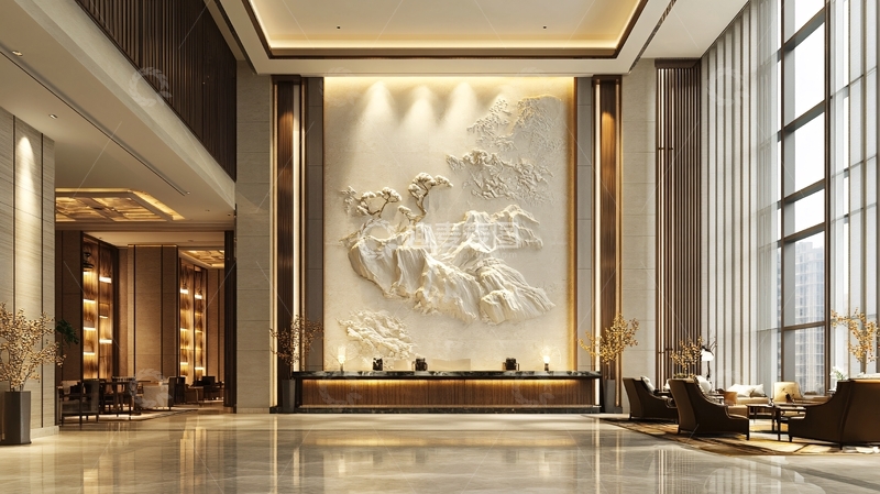 高清大图下载【趣麦麦图】酒店迎客区