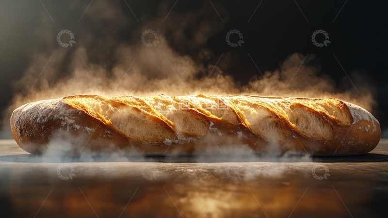 高清大图下载【趣麦麦图】面包暖色背景