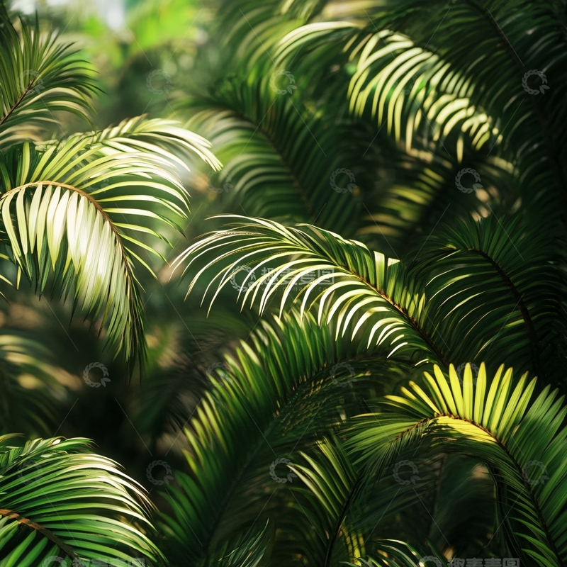 高清大图下载【趣麦麦图】海枣树叶