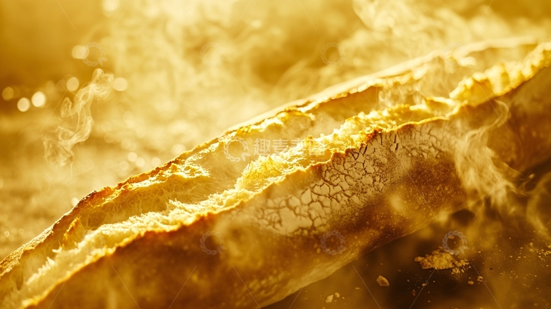 高清大图下载【趣麦麦图】面包暖色背景2