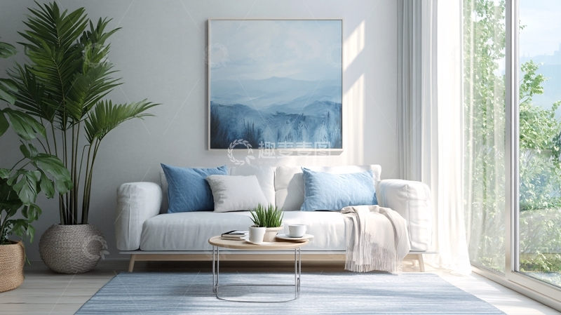 高清大图下载【趣麦麦图】夏天居家场景图2