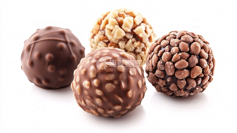 高清大图下载【趣麦麦图】球形巧克力