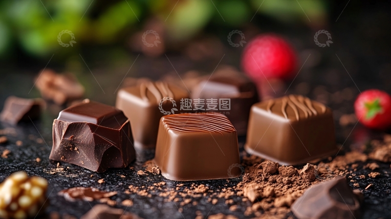 高清大图下载【趣麦麦图】渲染巧克力2