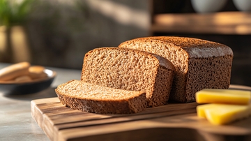 全麦吐司黑面包