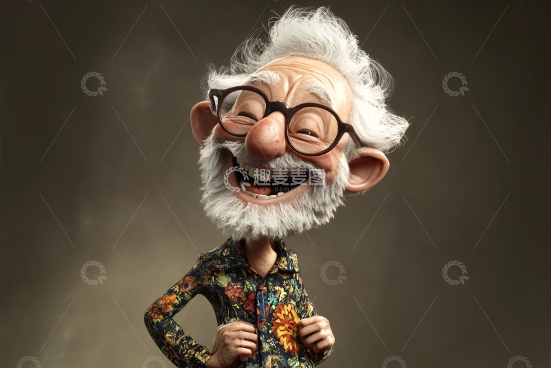 高清大图下载【趣麦麦图】卡通写实漫画人物2