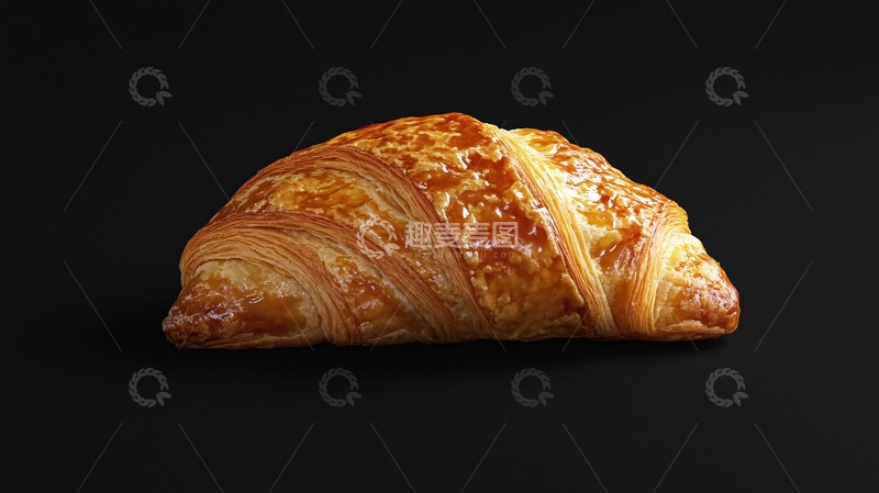 高清大图下载【趣麦麦图】黑底丹麦面包