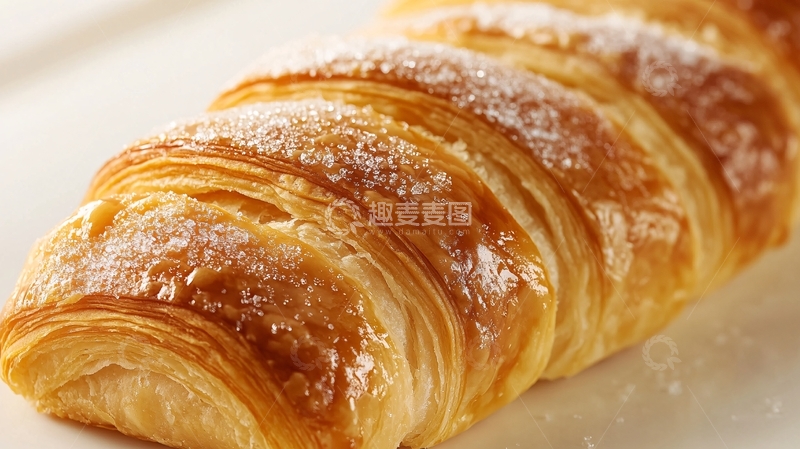 高清大图下载【趣麦麦图】法式羊角包