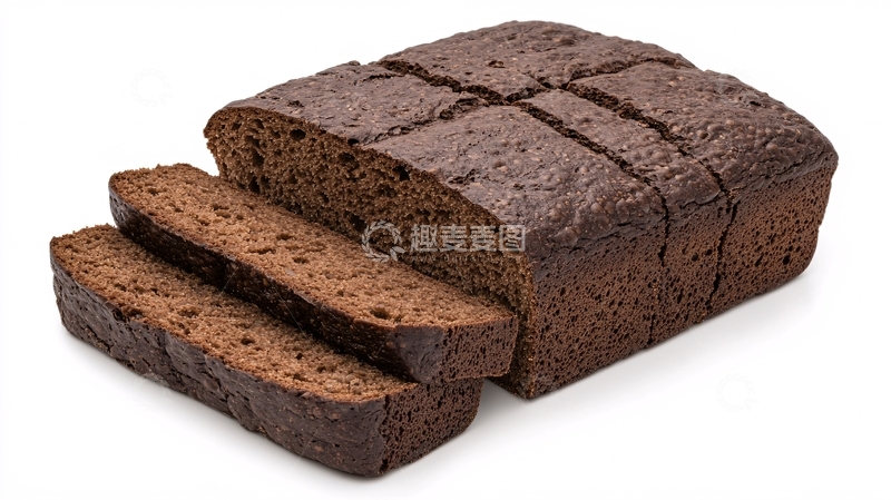高清大图下载【趣麦麦图】黑巧面包1