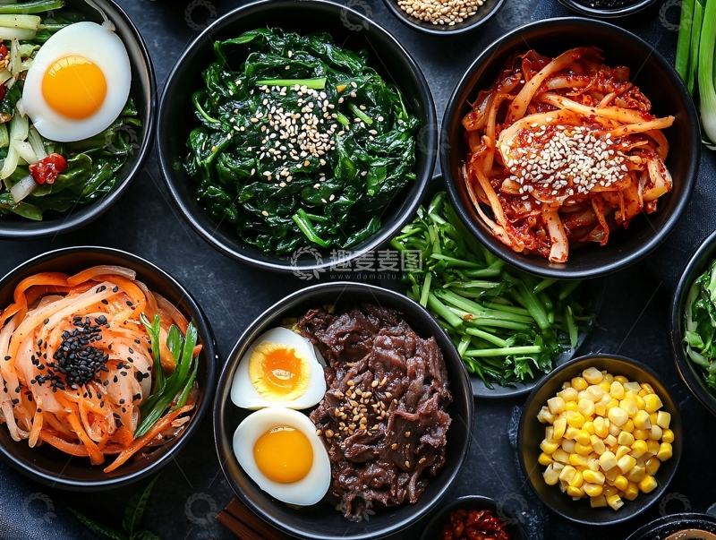 高清大图下载【趣麦麦图】-拌饭的种类