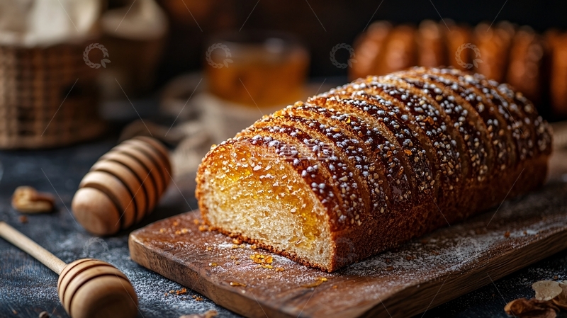 高清大图下载【趣麦麦图】手工蜂蜜面包2