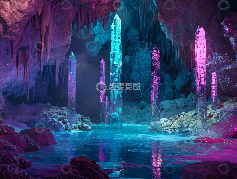 高清大图下载【趣麦麦图】梦境般的洞穴1