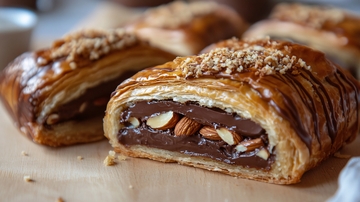 朱古力杏仁牛角包