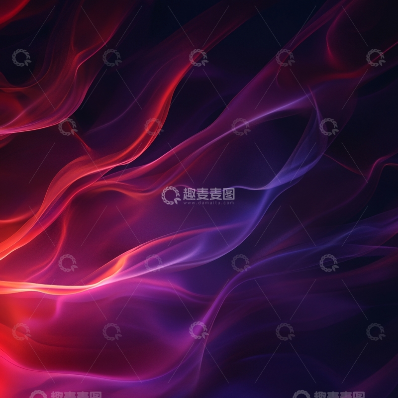 高清大图下载【趣麦麦图】蓝红渐变科技