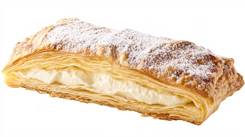 高清大图下载【趣麦麦图】拿破仑酥侧面1