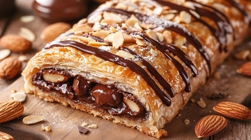 杏仁巧克力酥皮