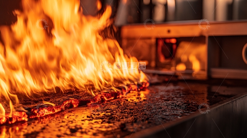 高清大图下载【趣麦麦图】火炉烤披萨