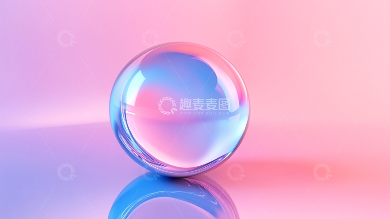 高清大图下载【趣麦麦图】水晶球刷屏稿