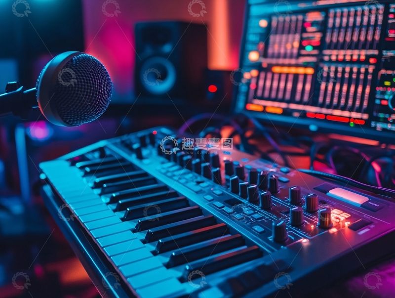 高清大图下载【趣麦麦图】音乐制作工作室