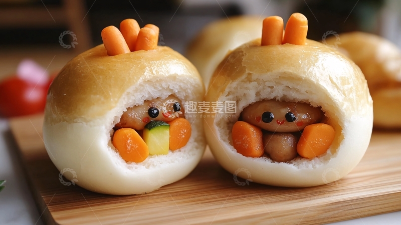 高清大图下载【趣麦麦图】儿童鸡仔包