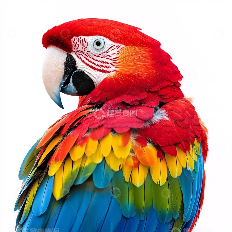 高清大图下载【趣麦麦图】金刚鹦鹉素材2