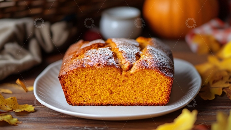高清大图下载【趣麦麦图】-南瓜蛋糕南瓜面包7