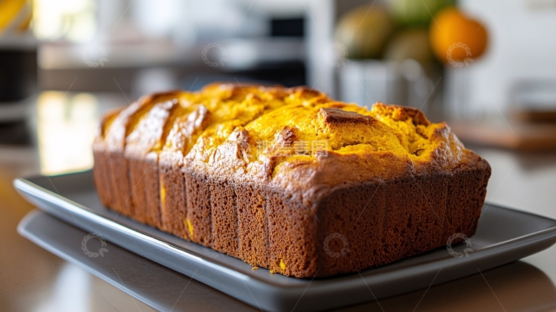 高清大图下载【趣麦麦图】南瓜海岩蛋糕