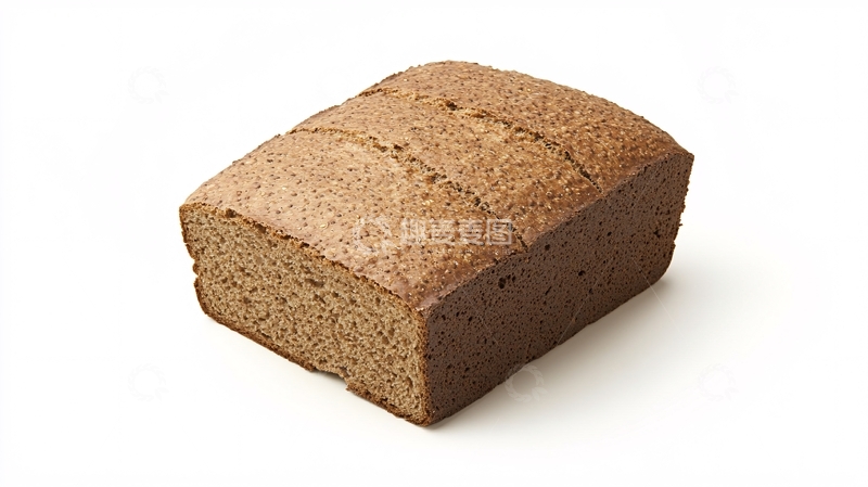高清大图下载【趣麦麦图】黑麦代餐吐司