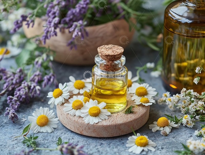 高清大图下载【趣麦麦图】洋甘菊精油