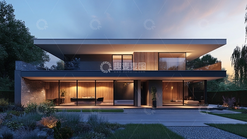 高清大图下载【趣麦麦图】别墅3dsmax2