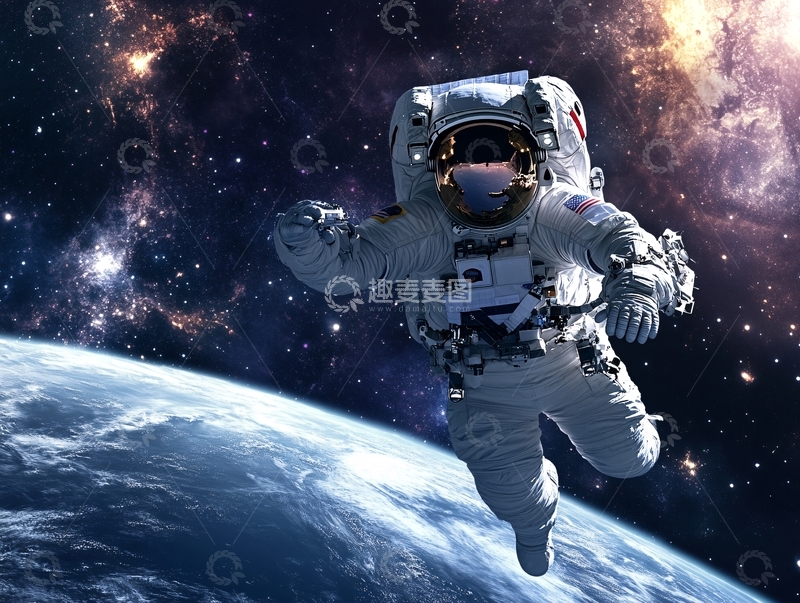 高清大图下载【趣麦麦图】宇航员图片2
