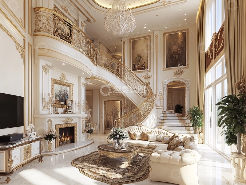 高清大图下载【趣麦麦图】别墅豪宅装饰装修奢华