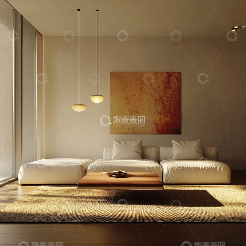 高清大图下载【趣麦麦图】现代榻榻米