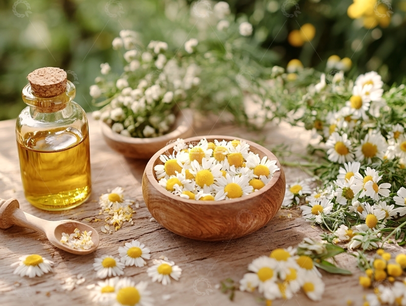 高清大图下载【趣麦麦图】洋甘菊精油1