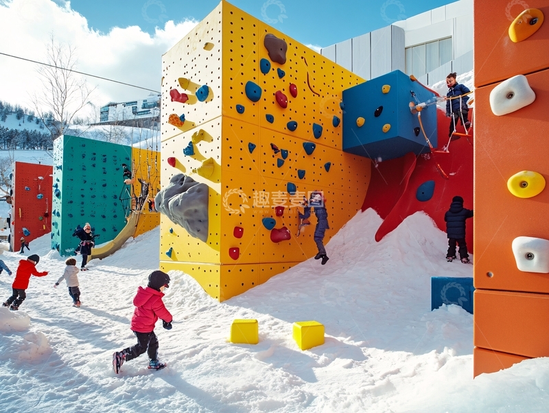 高清大图下载【趣麦麦图】雪立方运动摩尔