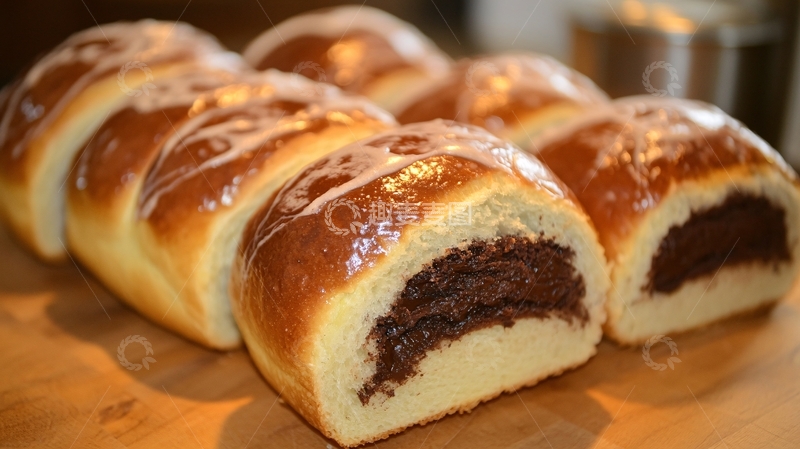 高清大图下载【趣麦麦图】-制作红豆面包