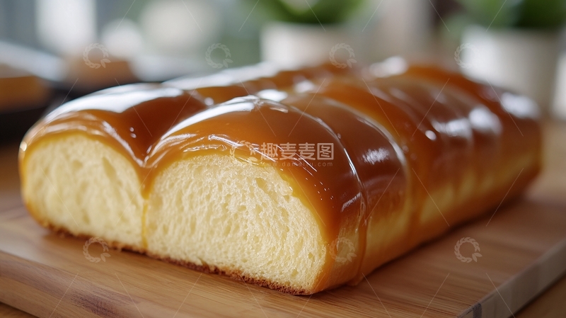 高清大图下载【趣麦麦图】网红零食品松软面包1