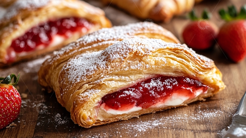 高清大图下载【趣麦麦图】草莓起酥8