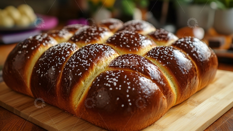 高清大图下载【趣麦麦图】烘焙食品烤箱面包3