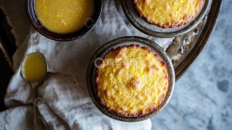 高清大图下载【趣麦麦图】法式烤布丁