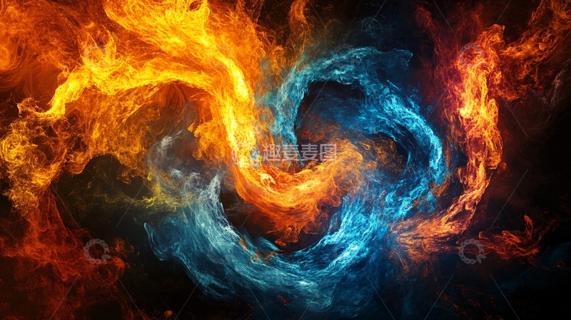 高清大图下载【趣麦麦图】浴火重生抽象图2
