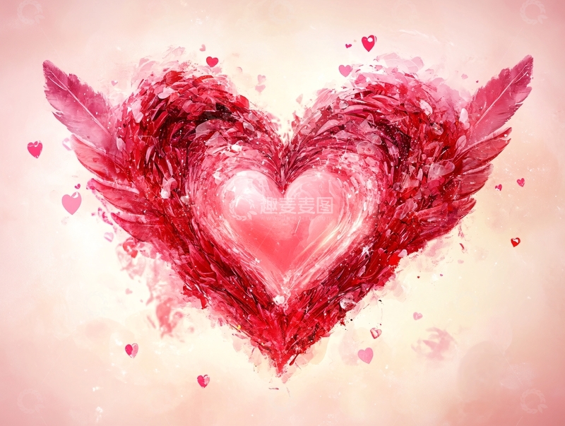 高清大图下载【趣麦麦图】爱心浪漫梦幻素材