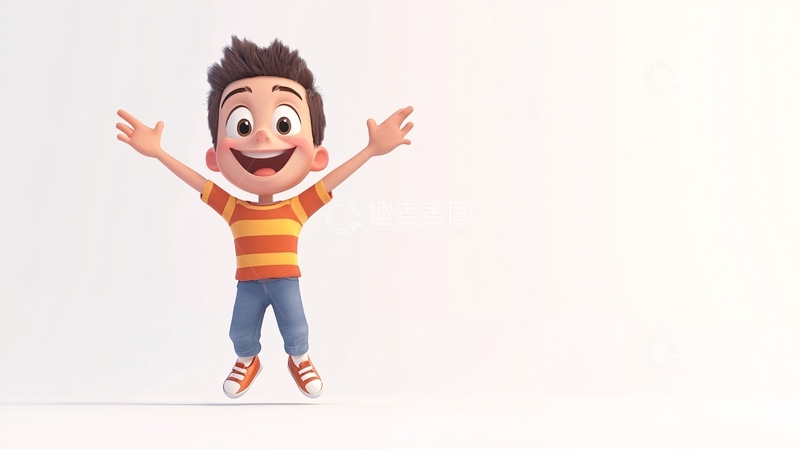 高清大图下载【趣麦麦图】男孩形象2