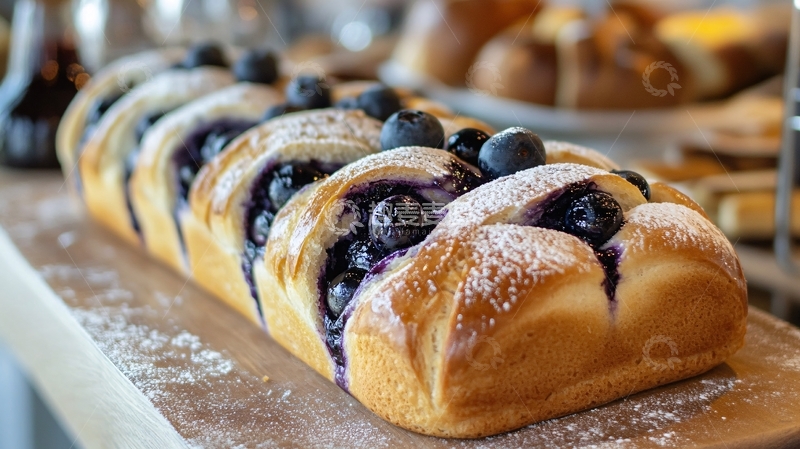 高清大图下载【趣麦麦图】蓝莓欧包