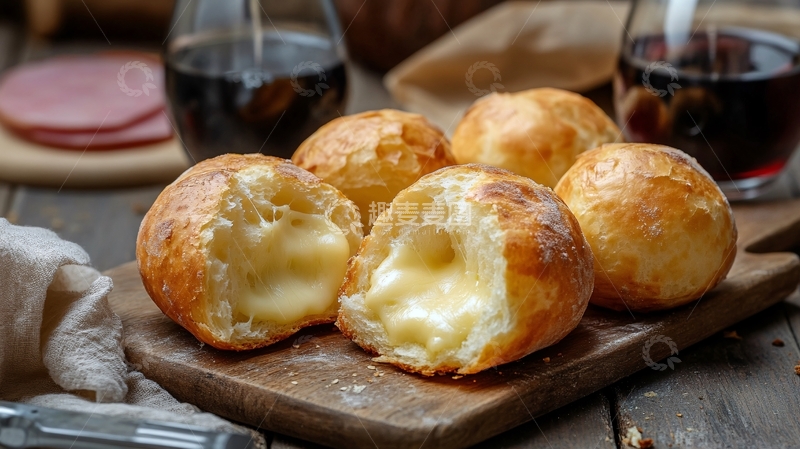 高清大图下载【趣麦麦图】芝士面包球