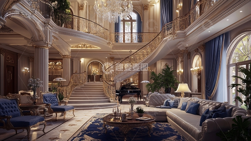 高清大图下载【趣麦麦图】-法式别墅设计