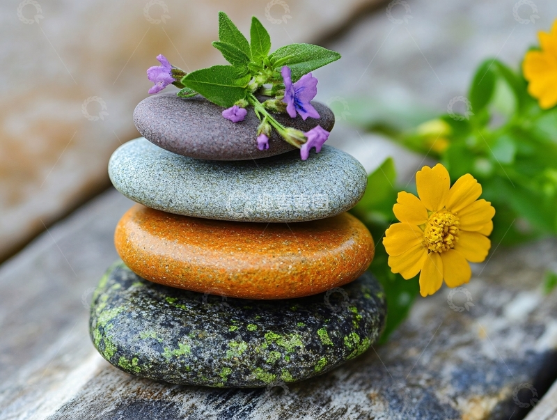 高清大图下载【趣麦麦图】石疗养生