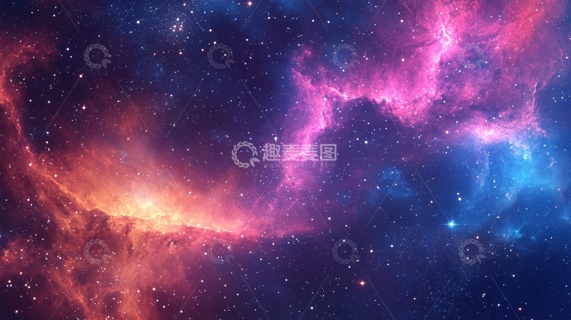高清大图下载【趣麦麦图】璀璨星河背景1