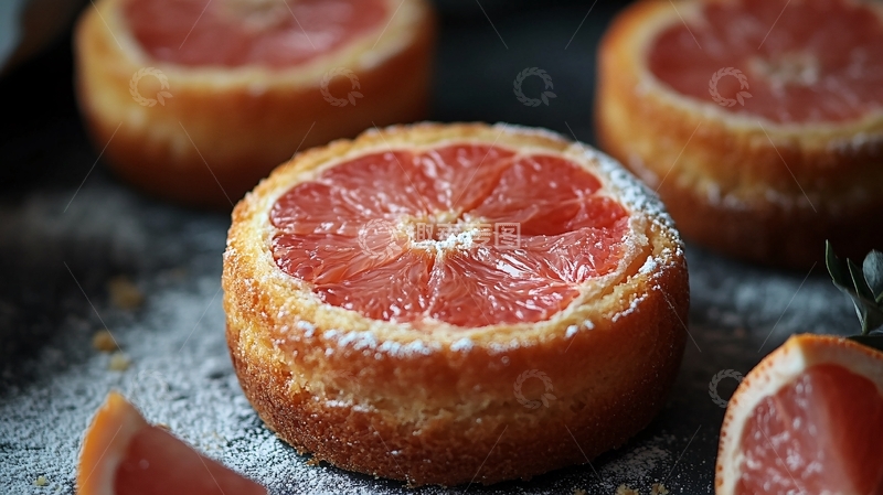 高清大图下载【趣麦麦图】迷你葡萄柚面包